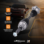 Front Driver Side CV Joint Axle Shaft Assembly for Chevrolet GMC