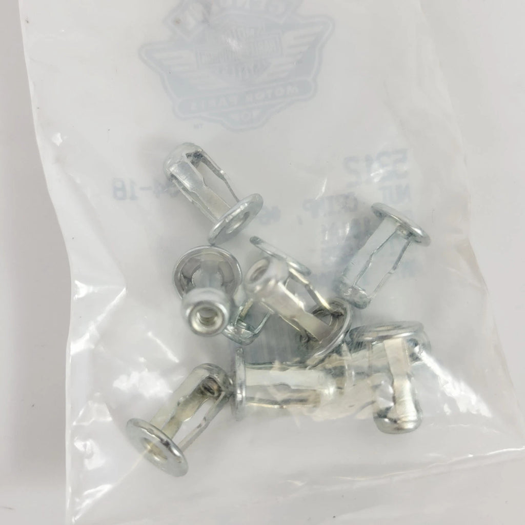 Pack of 9 Nut Crimp 6-32 for Harley-Davidson (OEM 5212)