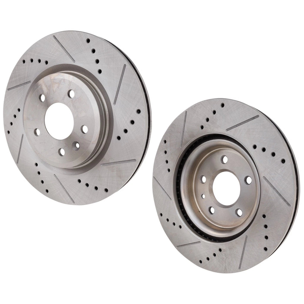 Set of 2 Brake Discs for Ford Explorer Taurus Flex (2011–2019)