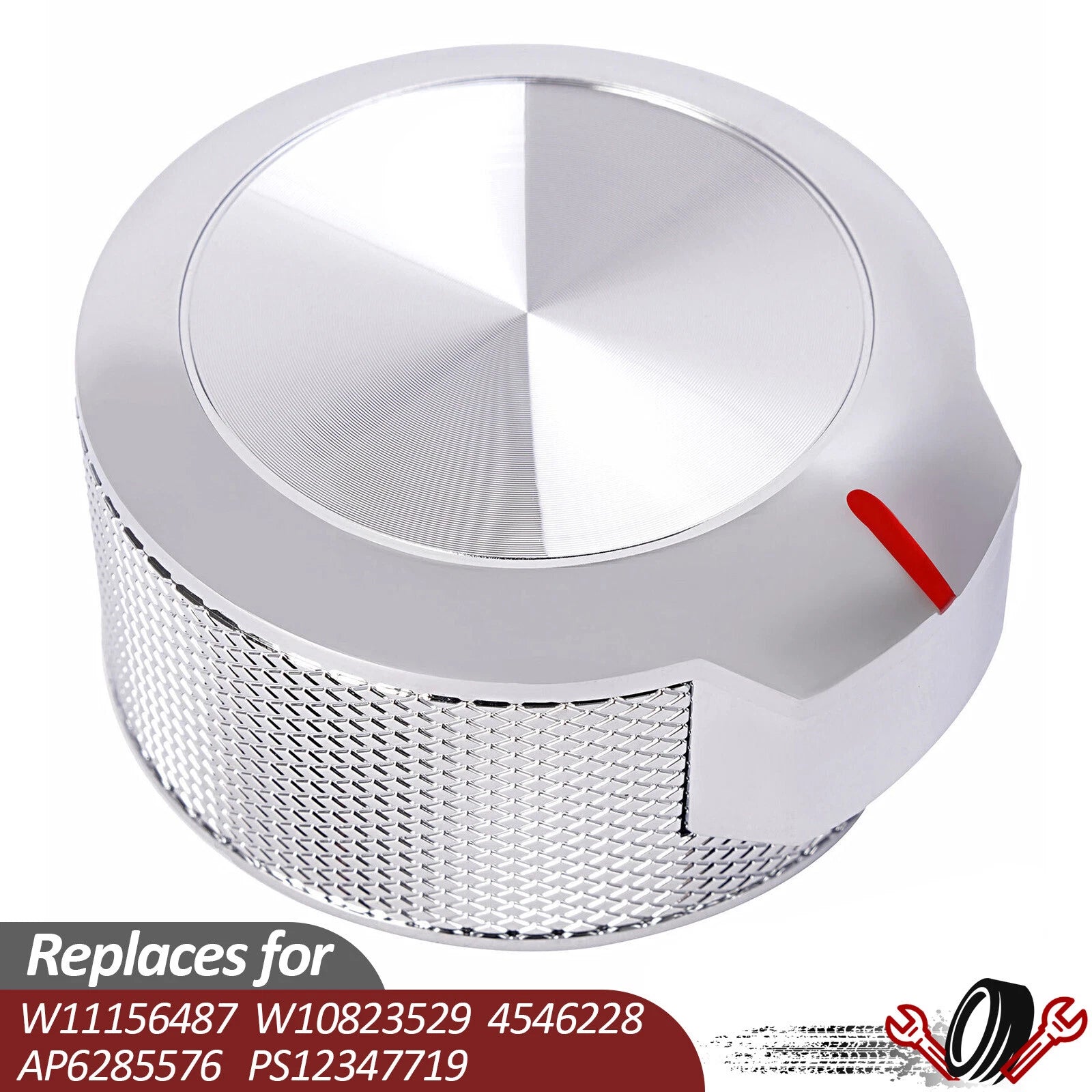 Burner Control Knob for Whirlpool KitchenAid Oven (2010–2023)