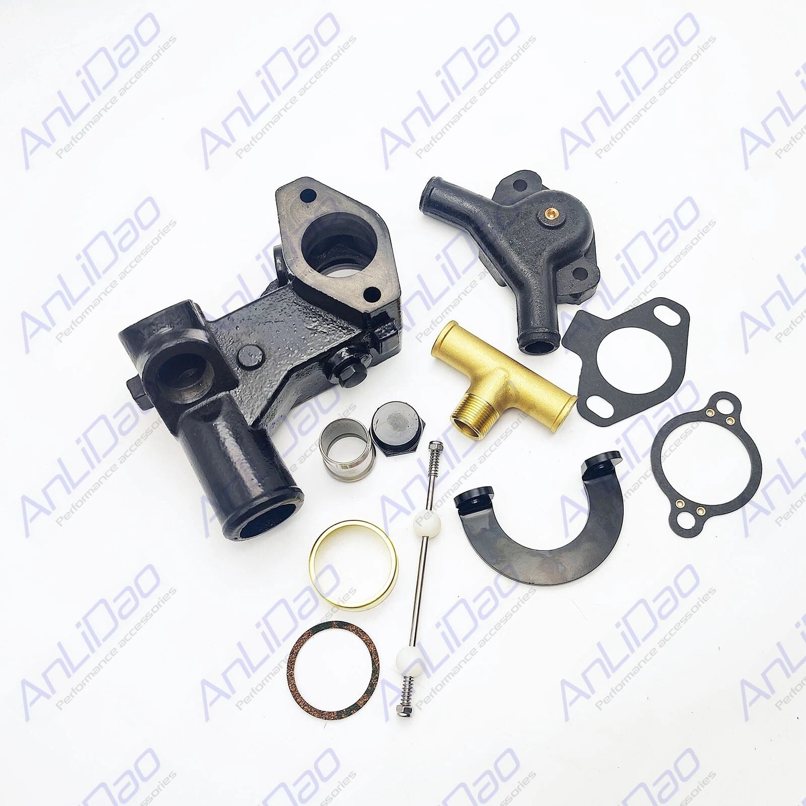 Thermostat Housing Assembly for Mercruiser Chevy 305 350 V8 (1983–1990) 87290A23 16413A3