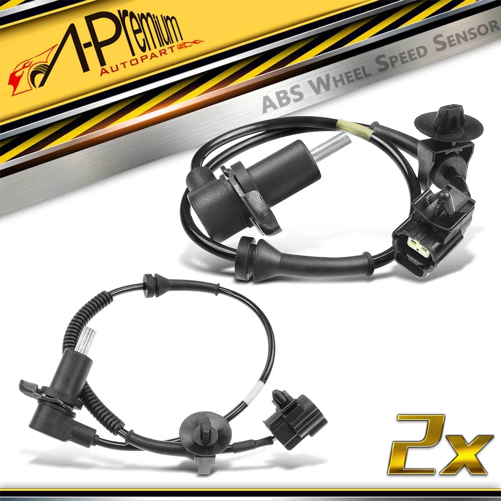 2x Rear ABS Wheel Speed Sensor for Chevy Aveo Aveo5 (2004–2011)