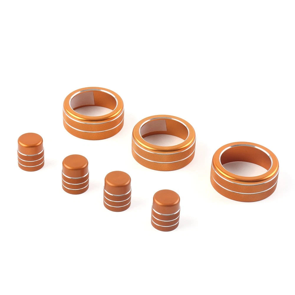 Switch Knob Ring Cover Trim for Honda Civic (2022–Present) & CR-V (2023–2024) Orange