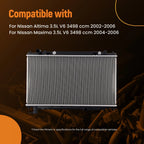 Aluminum Engine Radiator for Nissan Maxima 3.5L (2004–2006) 214608J100