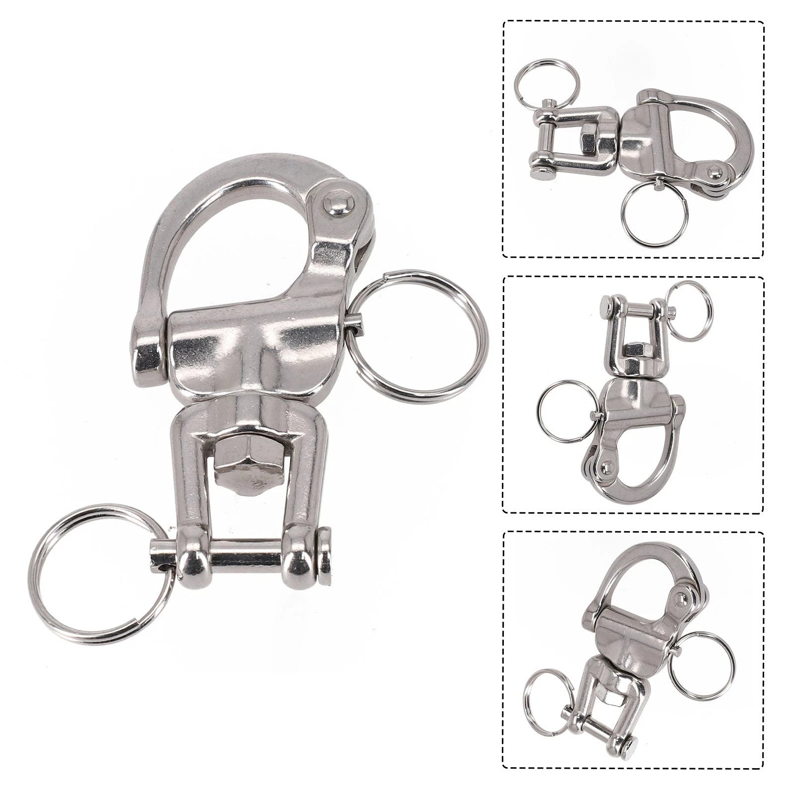Swivel Shackle for Marine Hardware (316 Stainless Steel)