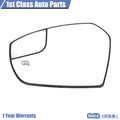 Rear View Mirror Glass + Backplate Left for Ford Escape (2017–2018) GJ5Z17K707G