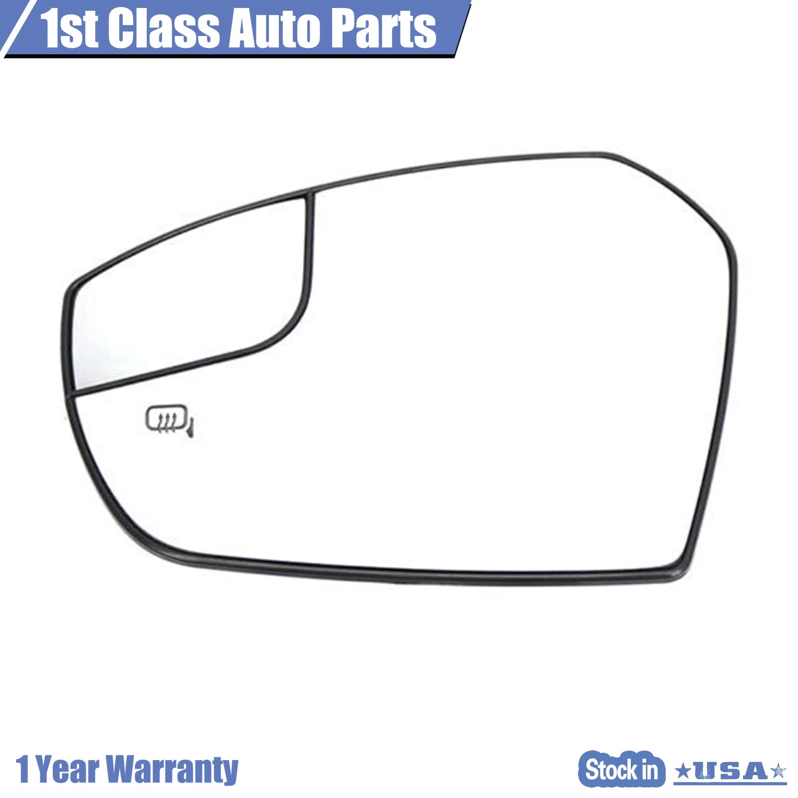 Rear View Mirror Glass + Backplate Left for Ford Escape (2017–2018) GJ5Z17K707G