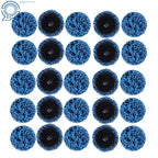25 Pack 2 Inch Blue Quick Change Strip & Clean Discs for Paint Rust