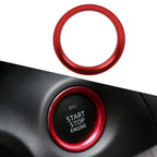 Red Engine Start Push Button Ring Trim for Mazda 3, 6, CX-5 (2014-2023)