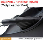E Brake Boot Cover for Nissan 370Z (2008–2019) Black Gray Stitch