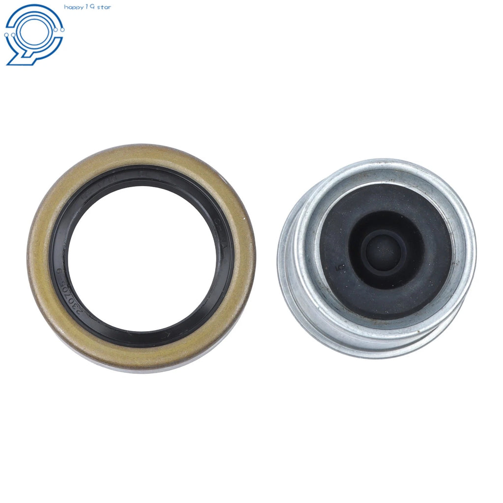 Spindle with Brake Flange & Trailer Bearing Kit for Weld-On Round (N/A)