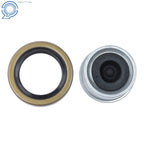Spindle with Brake Flange & Trailer Bearing Kit for Weld-On Round (N/A)