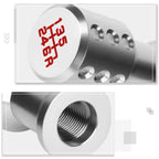 6-Speed Manual Shift Knob for J2 Goblet Style (Silver) + 8/10/12mm Adapters