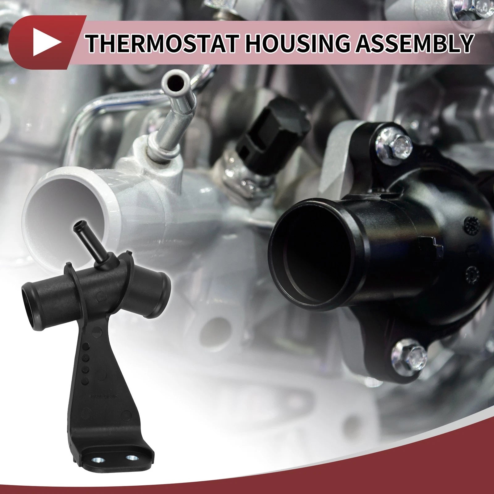 Engine Coolant Thermostat Housing Assembly for Toyota Corolla L4 1.8L (2009–2017)