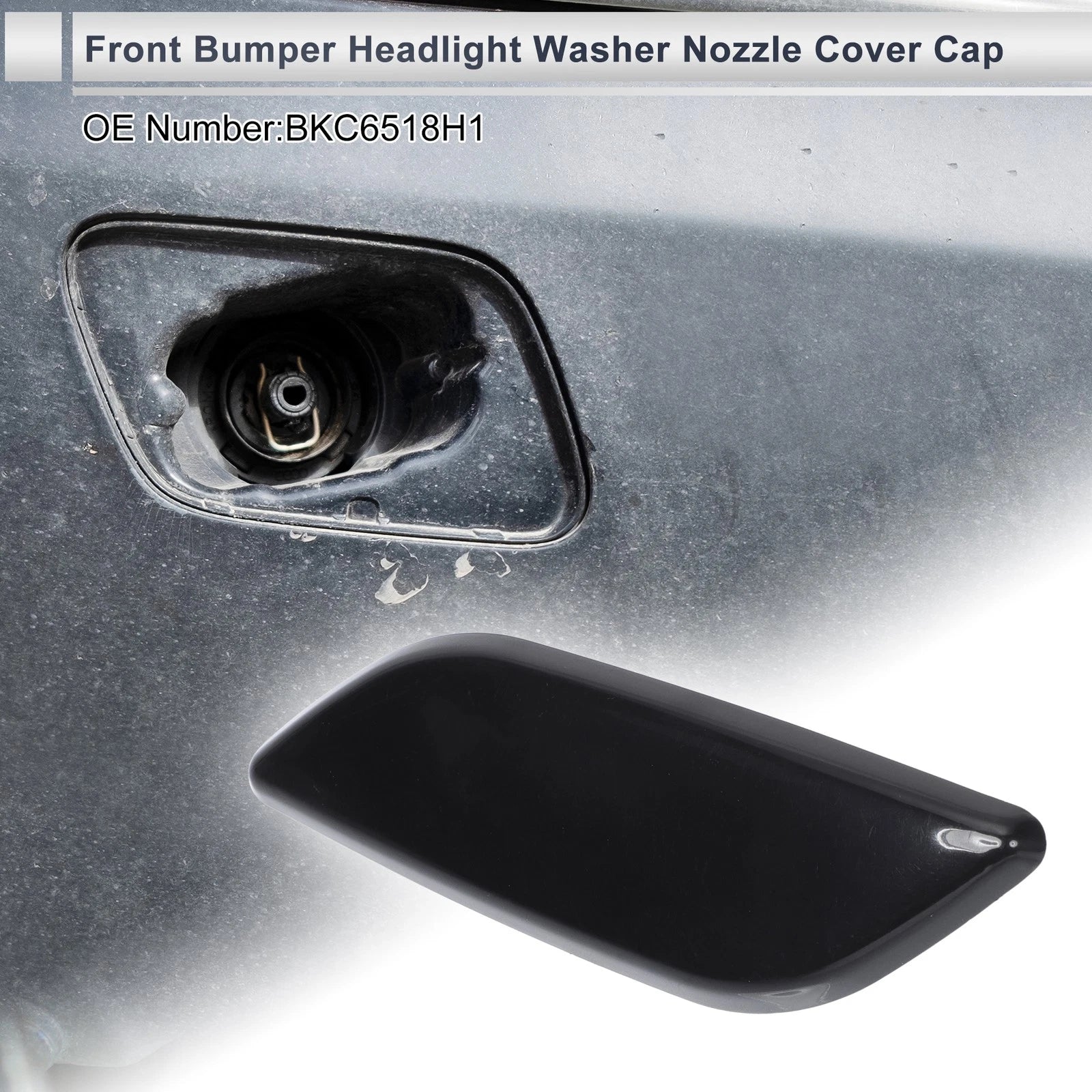 Front Left Headlight Washer Nozzle Cover Cap for Mazda 3 (2004–2013)