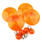 Yellow Turn Signal Light Cover Lens for Harley Electra Glide