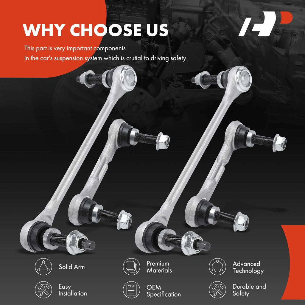 Set of 4 Sway Bar Links for Ford Mustang (2015–2019)