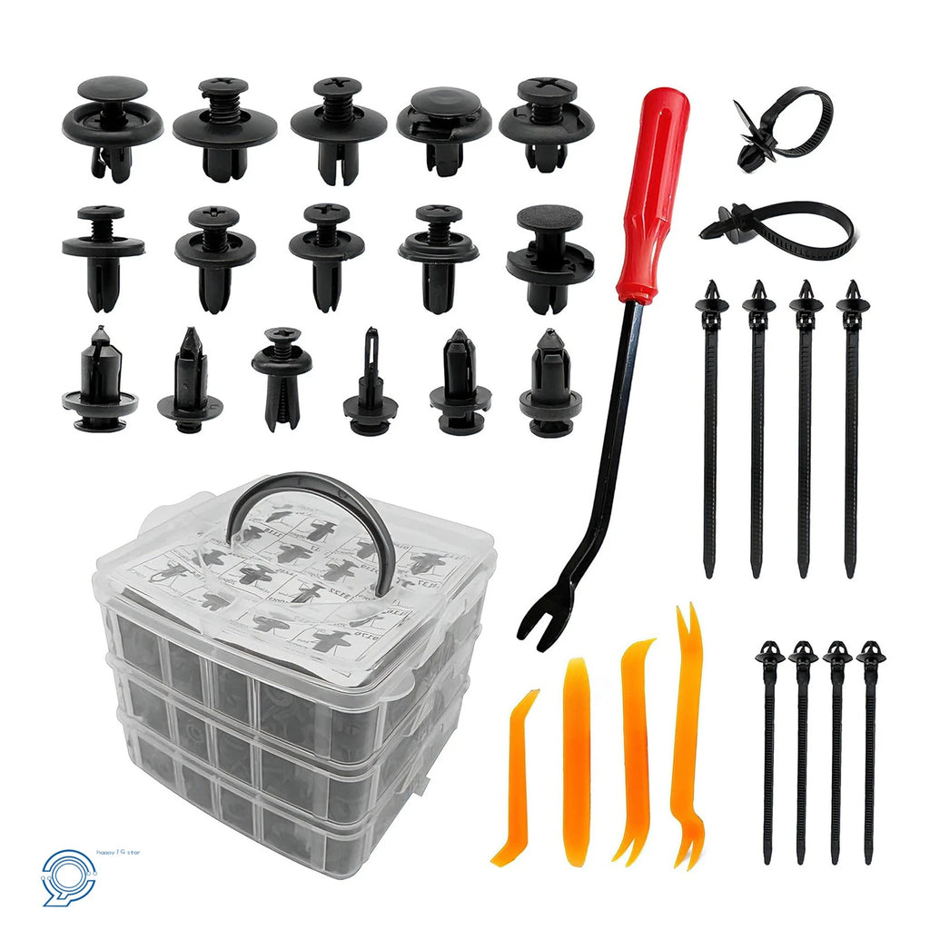 Set of 10 Push Retainers for Various Cars (Universal Fit)