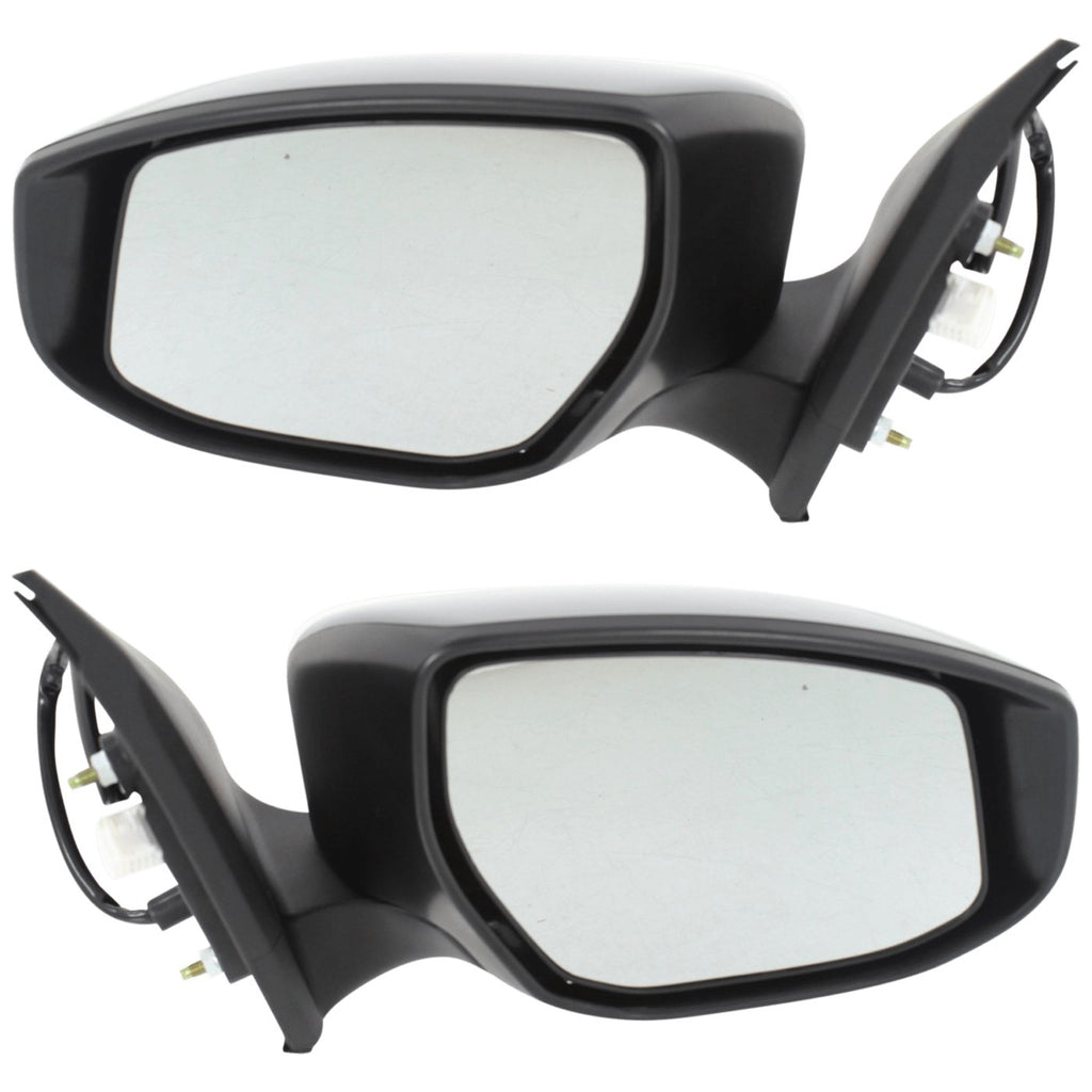 Set of 2 Heated Mirrors for Nissan Sentra