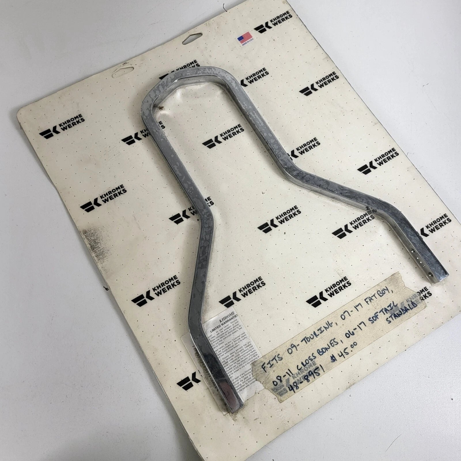 Sissy Bar for Harley Softail Fat Boy (262609) - Chrome
