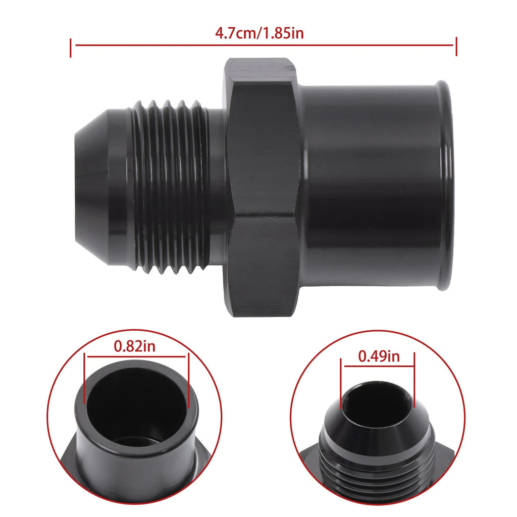 1 Pair 10AN Valve Cover Adapter Fittings for SBC (34-00031)