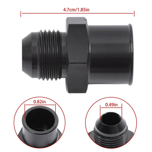 1 Pair 10AN Valve Cover Adapter Fittings for SBC (34-00031)