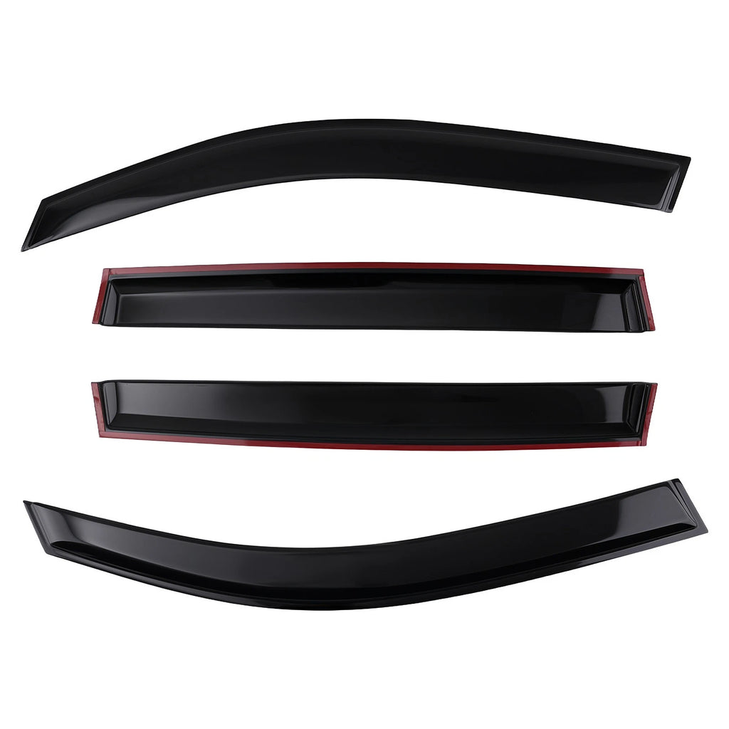 4X Side Window Visors for Subaru Forester (2019–2024) Rain Guards Wind Deflectors