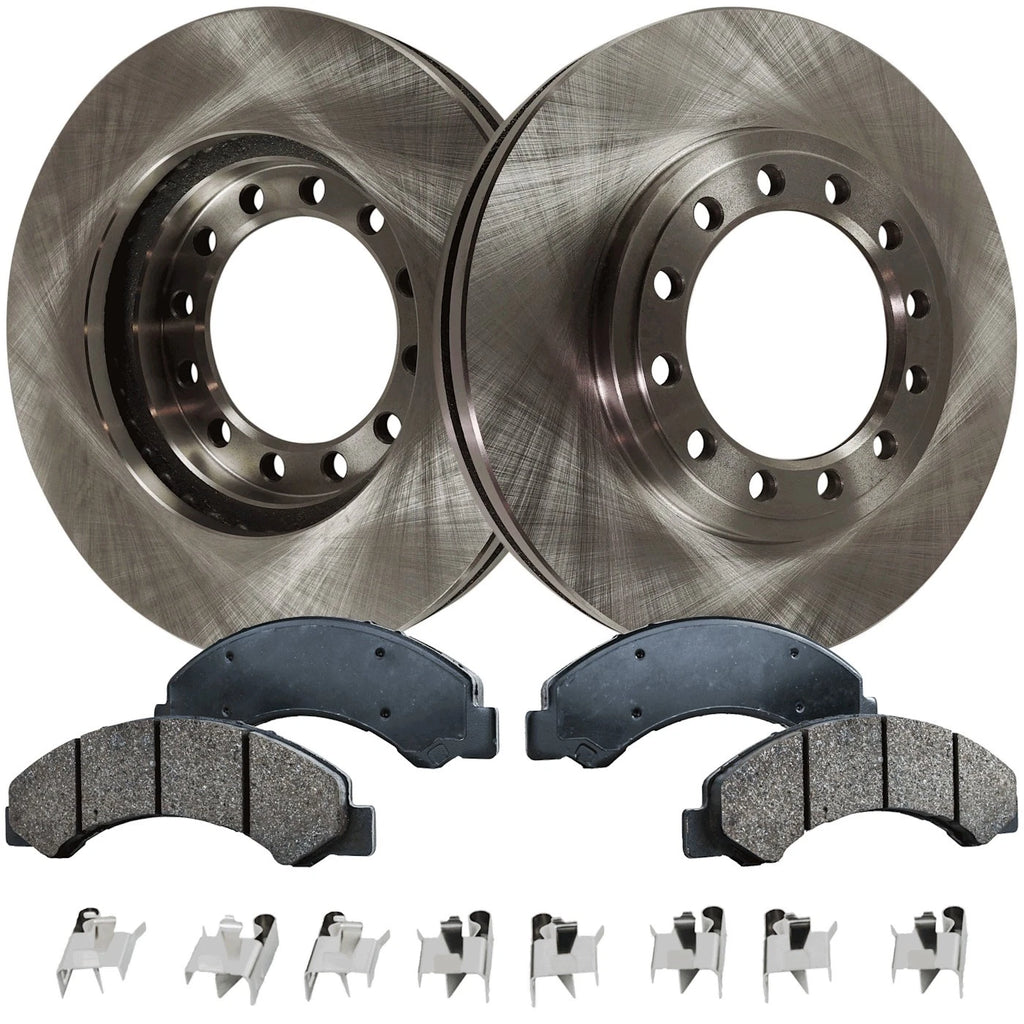 Brake Disc Rotors and Pads Kit for Chevy Isuzu NPR W3500 GMC