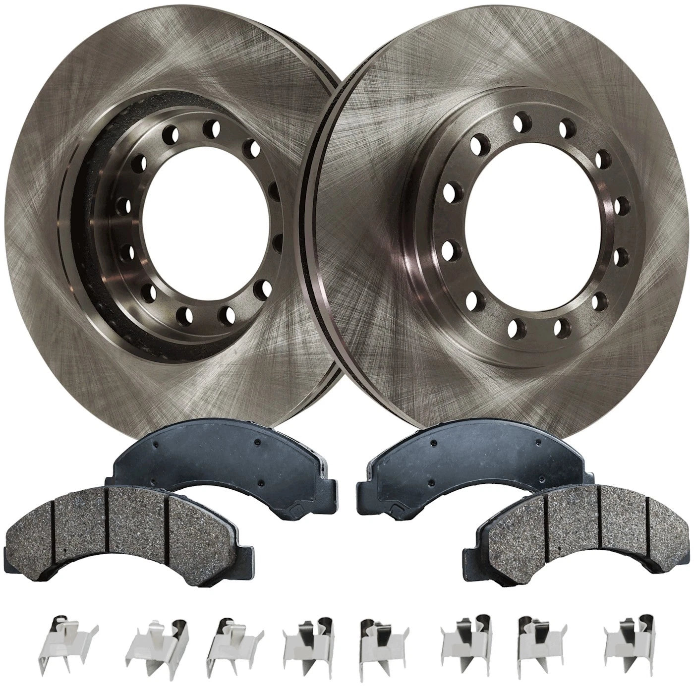 Brake Disc Rotors and Pads Kit for Chevy Isuzu NPR W3500 GMC