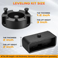 Front 3" & Rear 2" Leveling Lift Kits for Toyota Tacoma (2004)