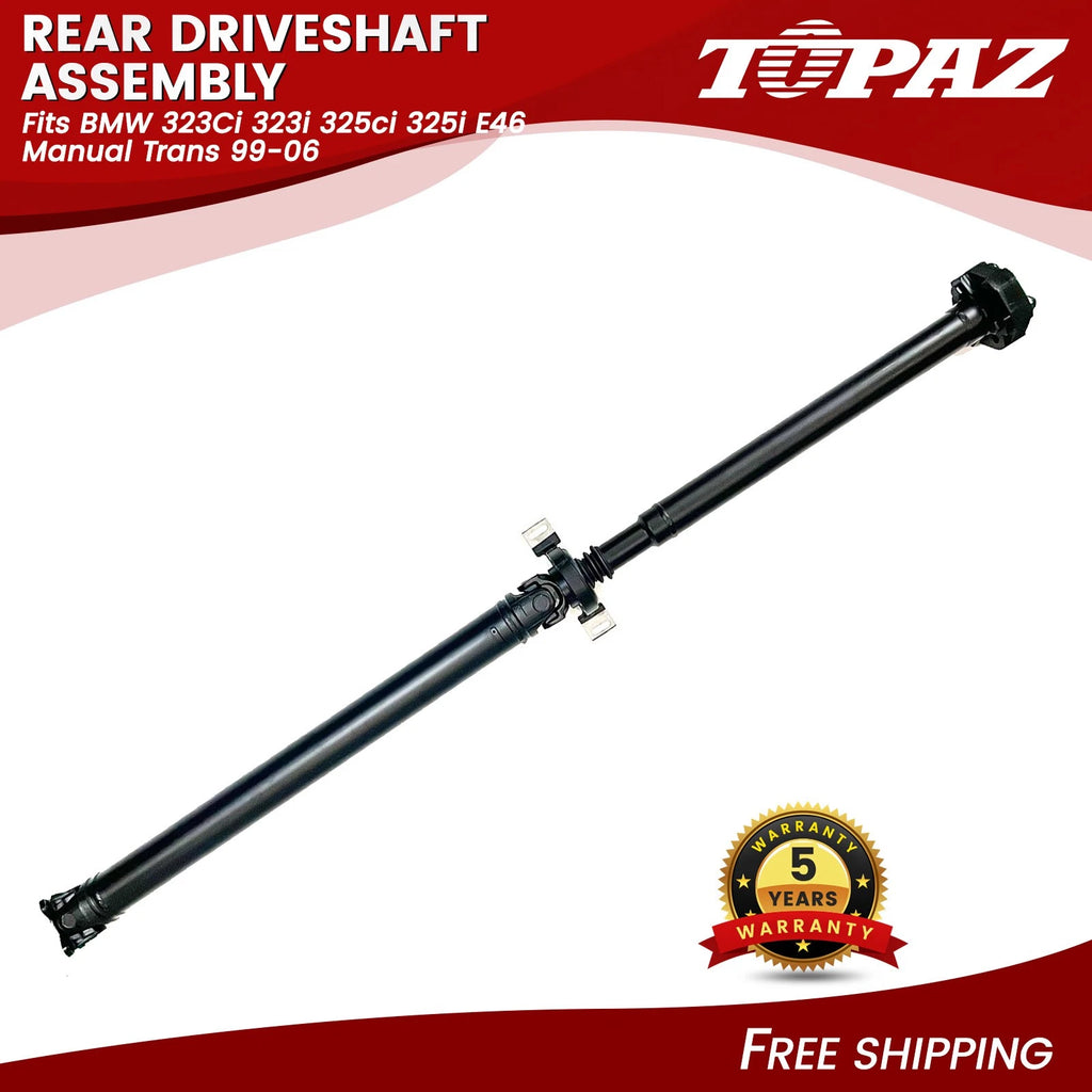 Rear Driveshaft Prop Shaft for BMW 323Ci 323i 325Ci 325i (1999–2006)