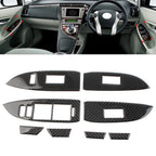 Set of 8 RHD Door Window Lift Switch Panel Cover Trim for Toyota Prius (2012–2015)