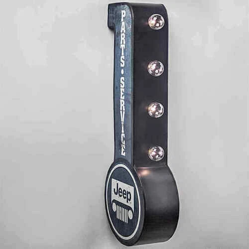LED Double Sided Metal Marquee Sign for Jeep (25")