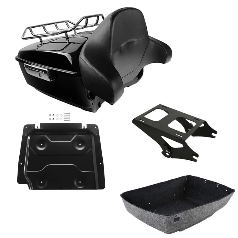 Trunk Backrest Rack Mount Plate for Harley Touring Street Glide (2014–2026)