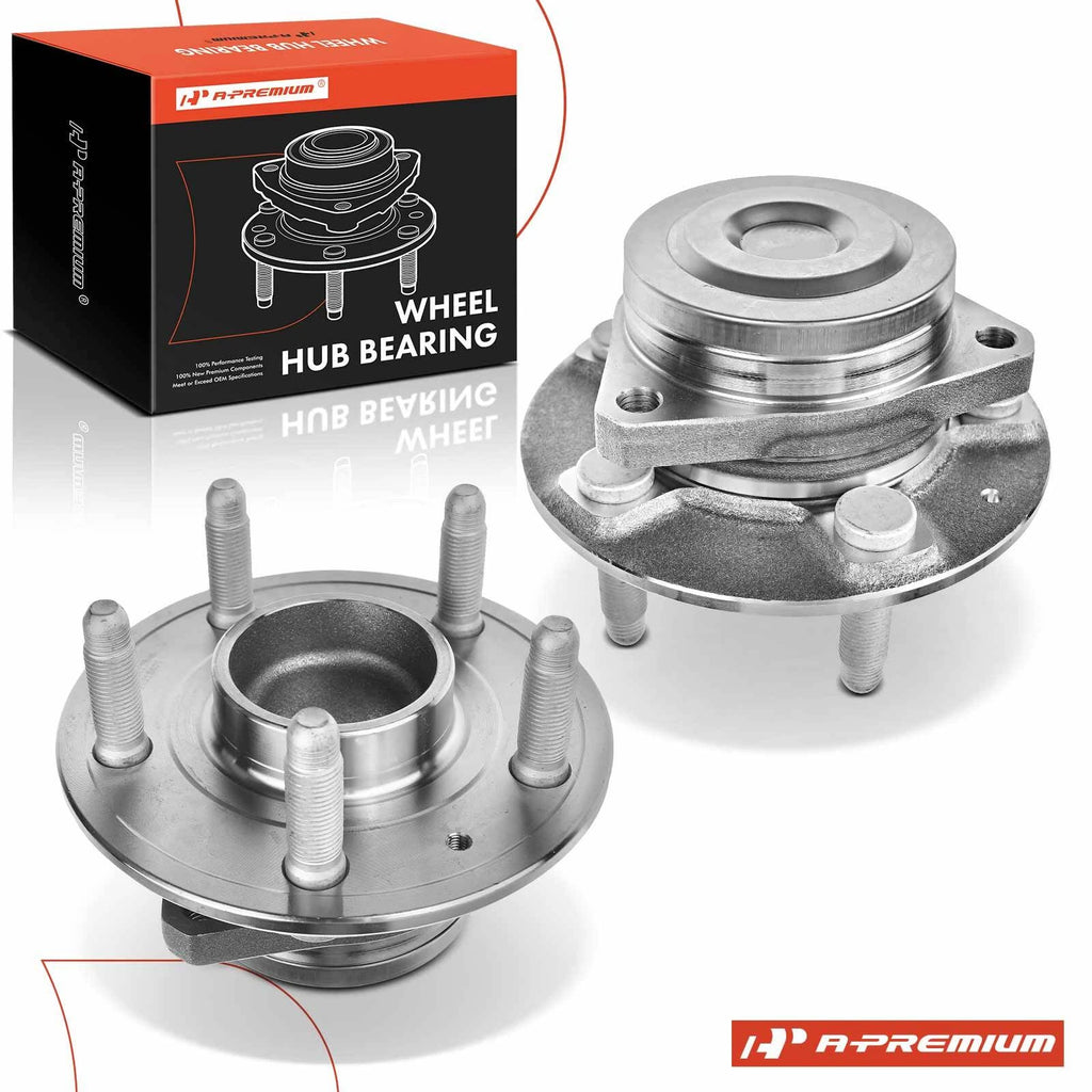 2X Wheel Hub & Bearing Assembly for Chevy Camaro Cadillac 