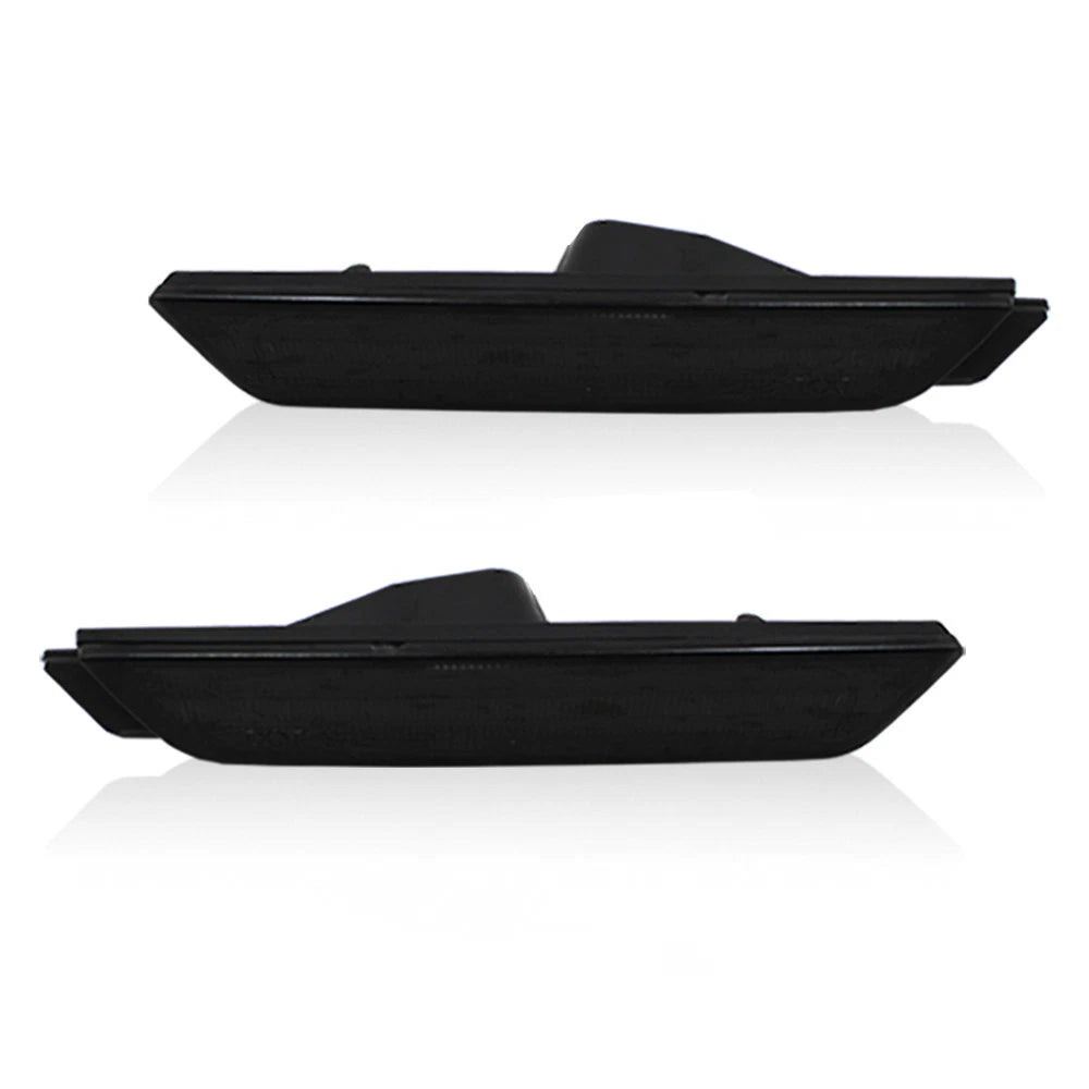 2X Smoked Black Lens Rear Side Marker Lights for Chevy Camaro (2010–2015)
