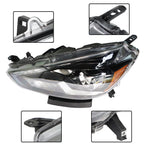 LED Headlight Assembly for Nissan Sentra SL SR (2016–2019) Black Left Side