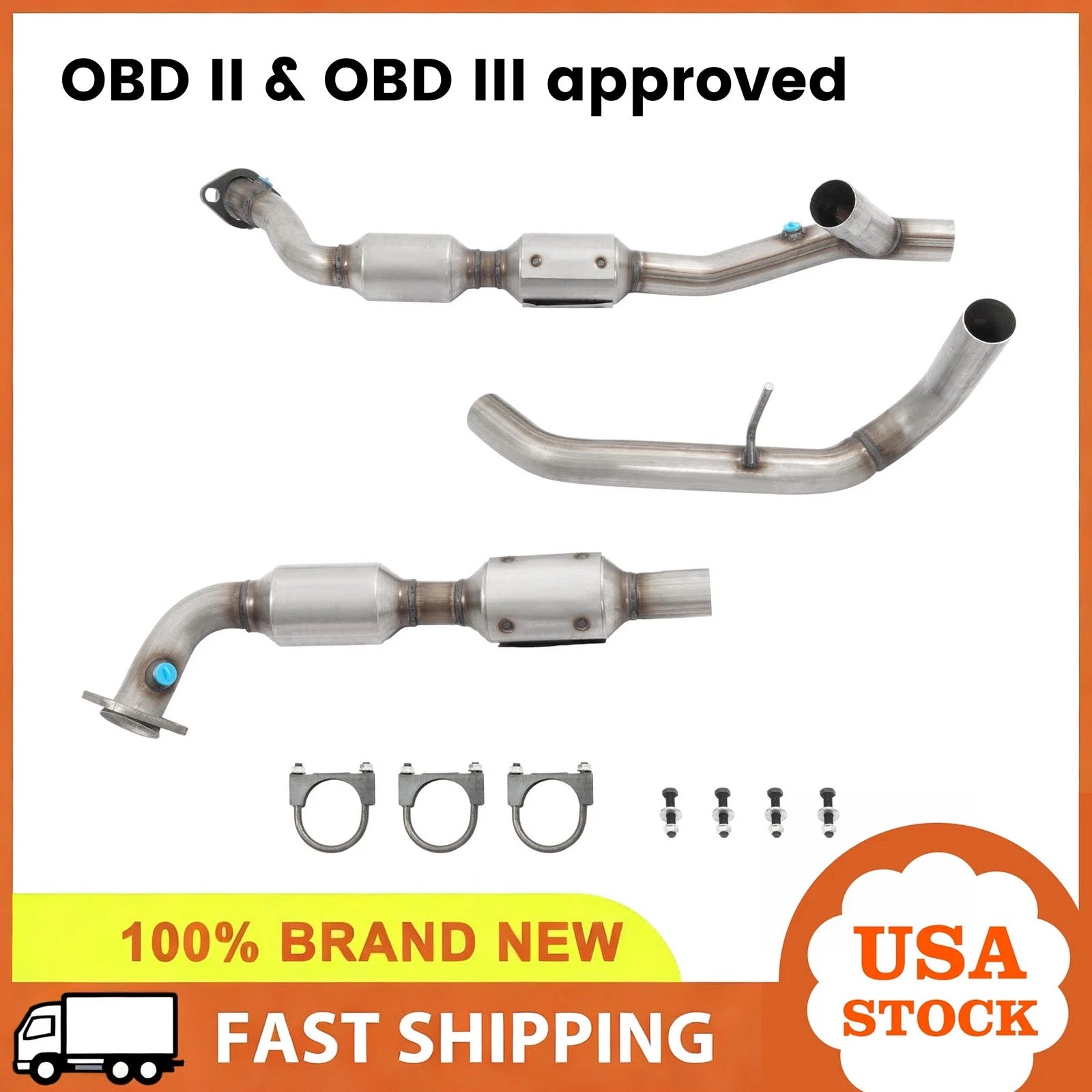 Catalytic Converter Set for Ford F-150/F-250 5.4L V8 4WD (1998–2003)