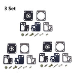 Set of 3 Carburetor Repair Kits for Stihl HS46 HS56 (ZAMA RB-243)