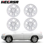 Set of 4 Wheel Hub Caps for Toyota RAV4 (2006–2012) - 17" Silver Full Rim