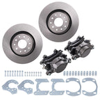 Brake Conversion System for Ford 9" Axle Big Bearing w/ Caliper & Hardware (1970–1979)