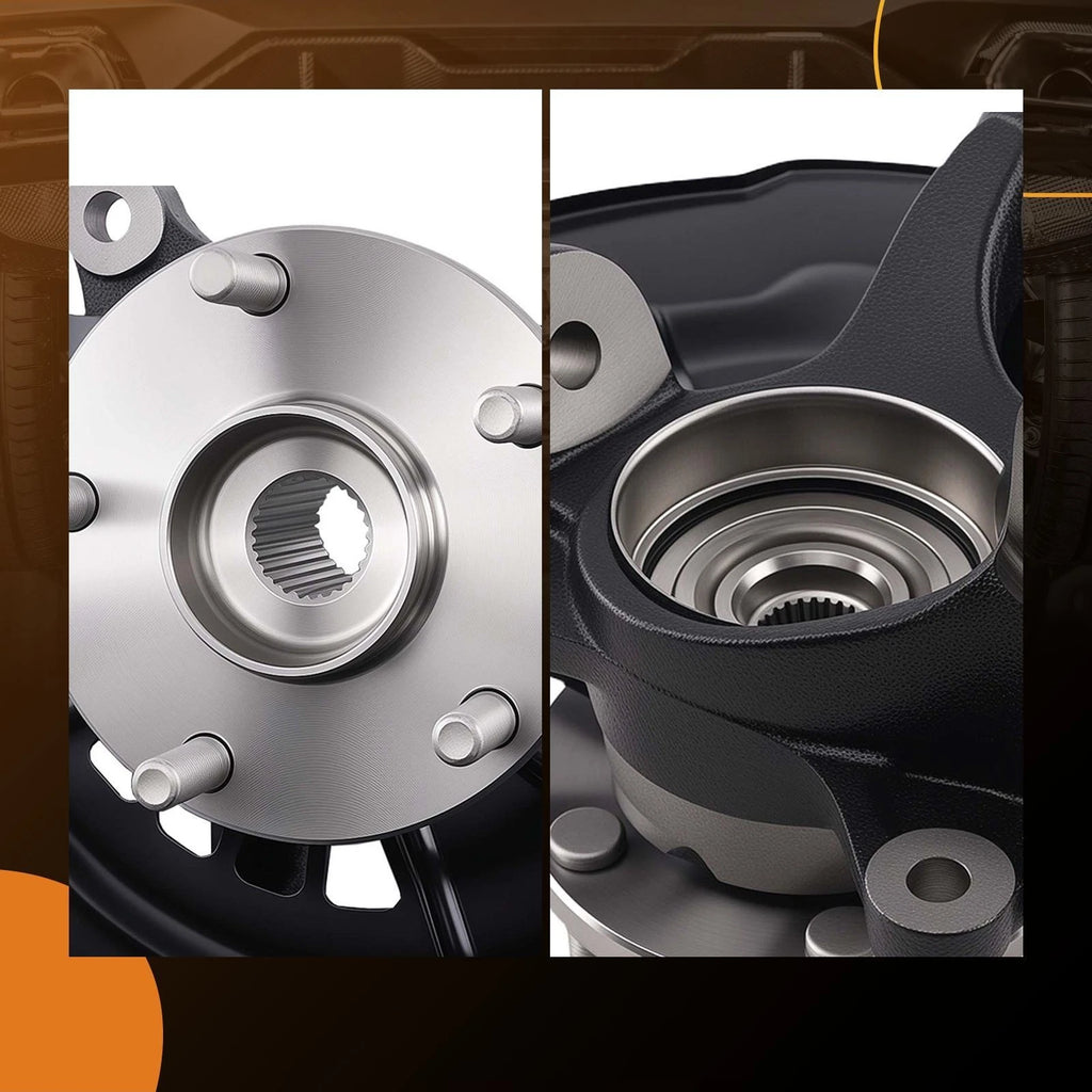 Front Left Steering Knuckle and Wheel Hub Bearing for Toyota Camry (2012-2013)