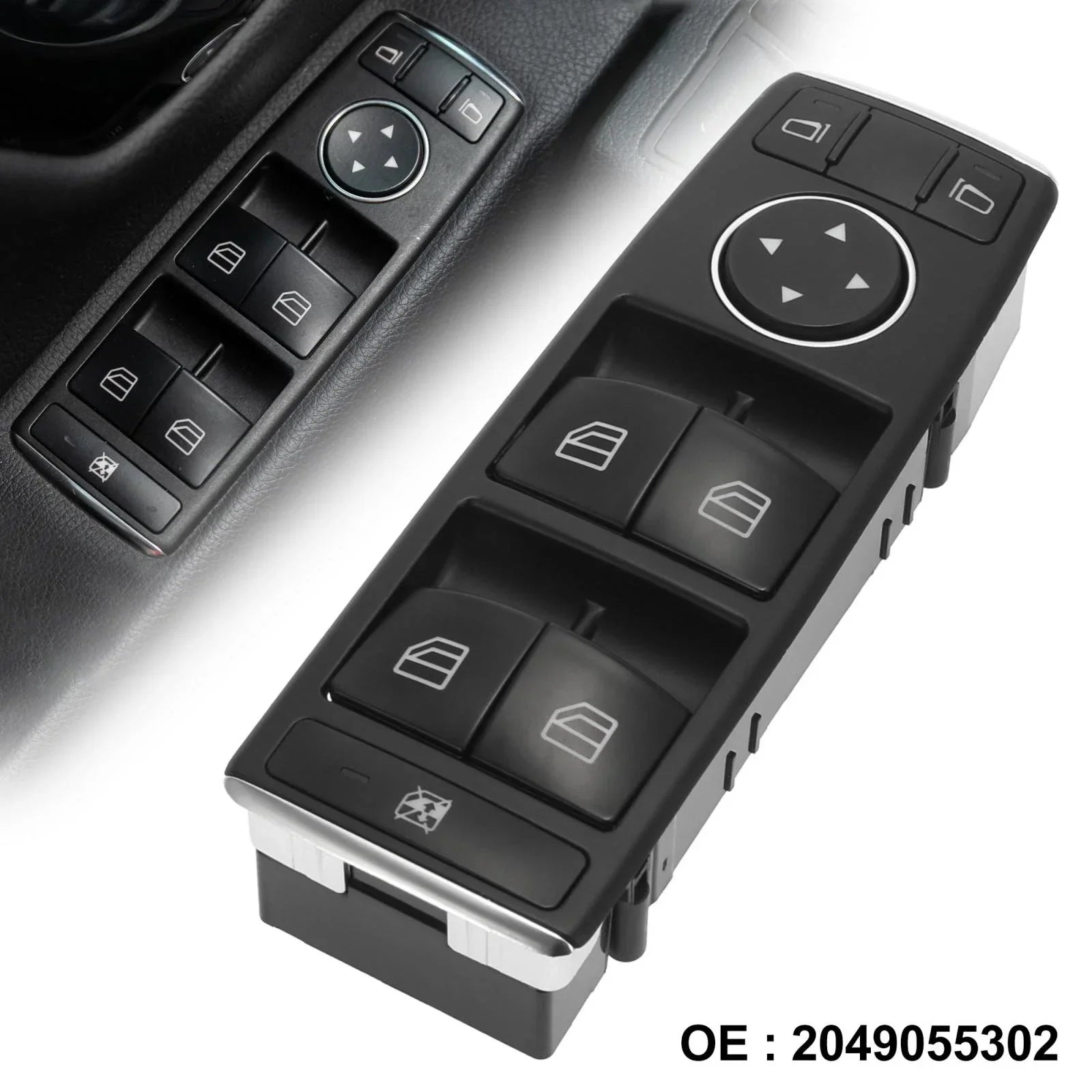 Master Driver Side Power Window Switch for Mercedes-Benz GLK280 (2009)