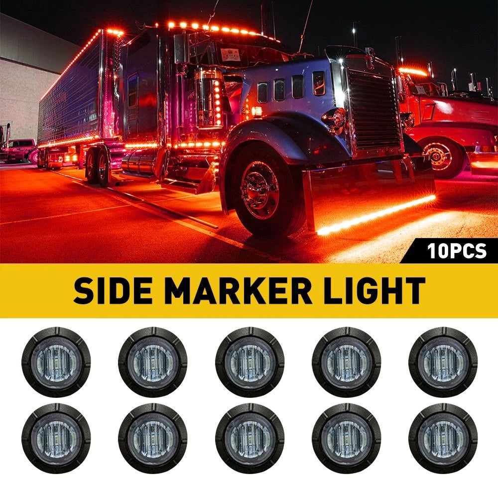 LED Red Side Light Marker for Pickup/Cab/ATV/SUV/UTV/Truck/Bus