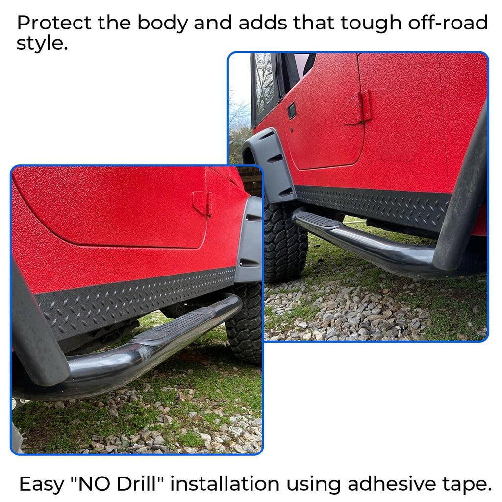 Rocker Panel Kit for Jeep Wrangler TJ (1997–2006)