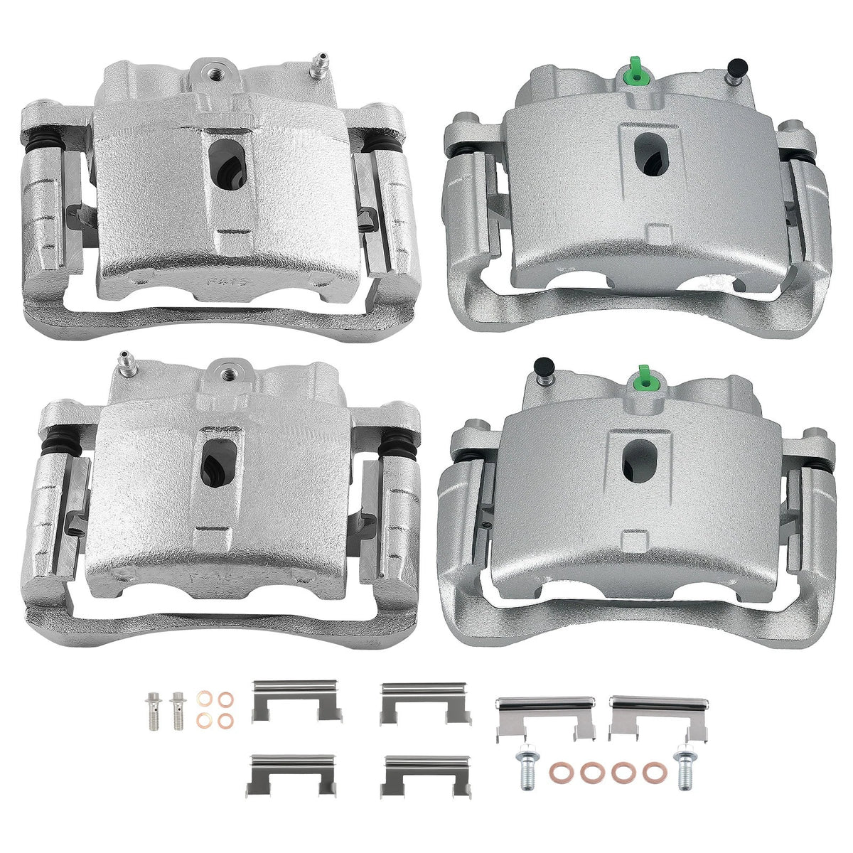 Front Rear Disc Brake Calipers with Bracket for Chevrolet Avalanche 2500 (2002–2006)