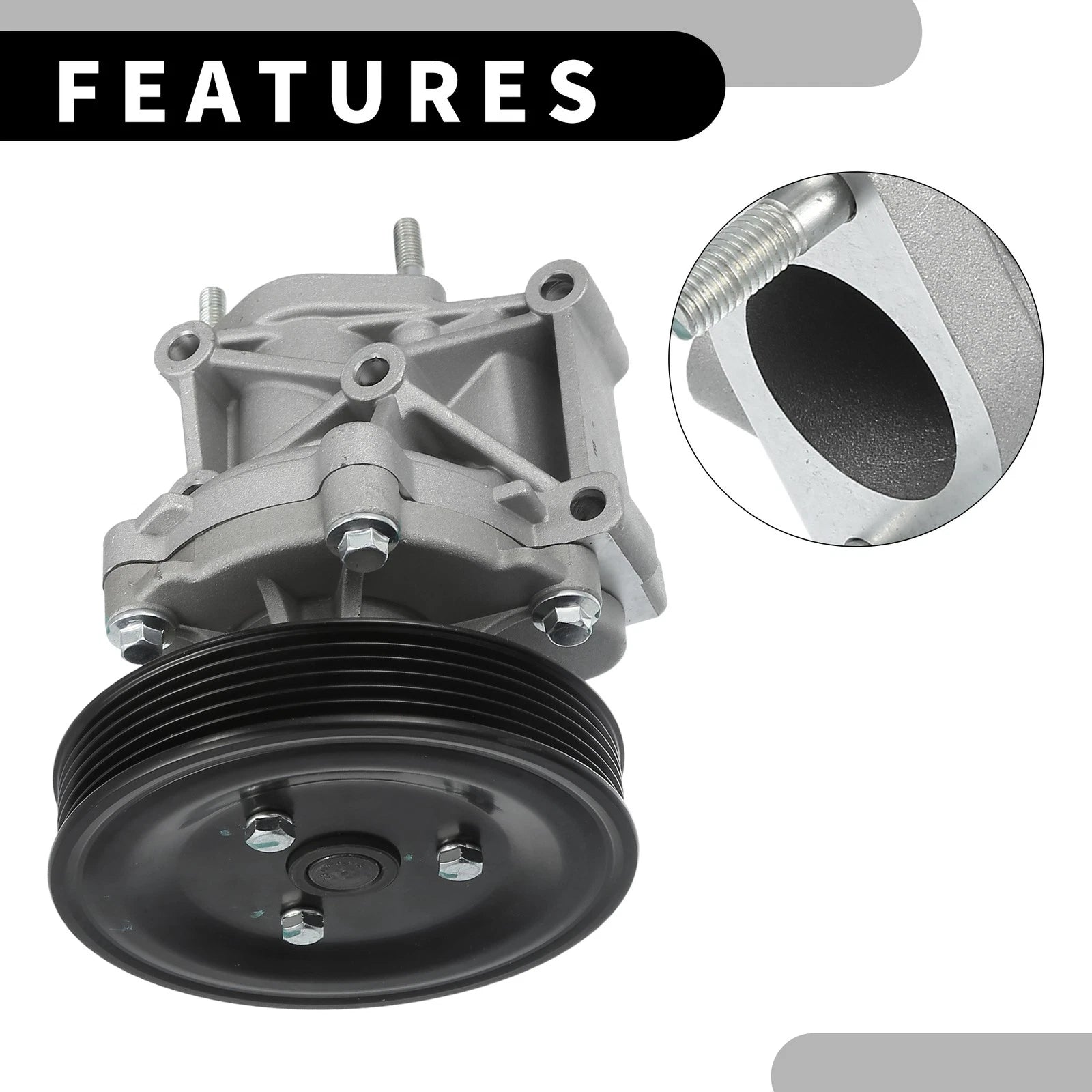 Water Pump with Gasket Kit for Hyundai Santa Fe (2010–2012) No. 1300A082