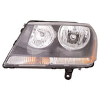 Driver Side Head Light Assembly w/Black Bezel for 2008-2014 Dodge Avenger