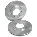 2 Front Disc Brake Rotors for Nissan Patrol GQ Y60 6cyl 4.2L 1992-1997