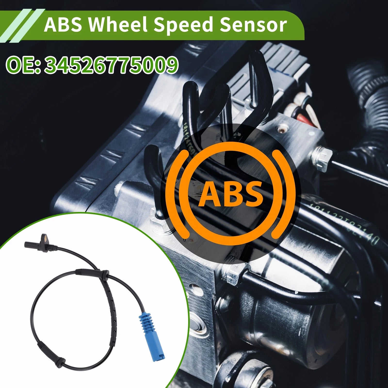 ABS Wheel Speed Sensor No. 34526775009 for BMW 328i (2007–2012)